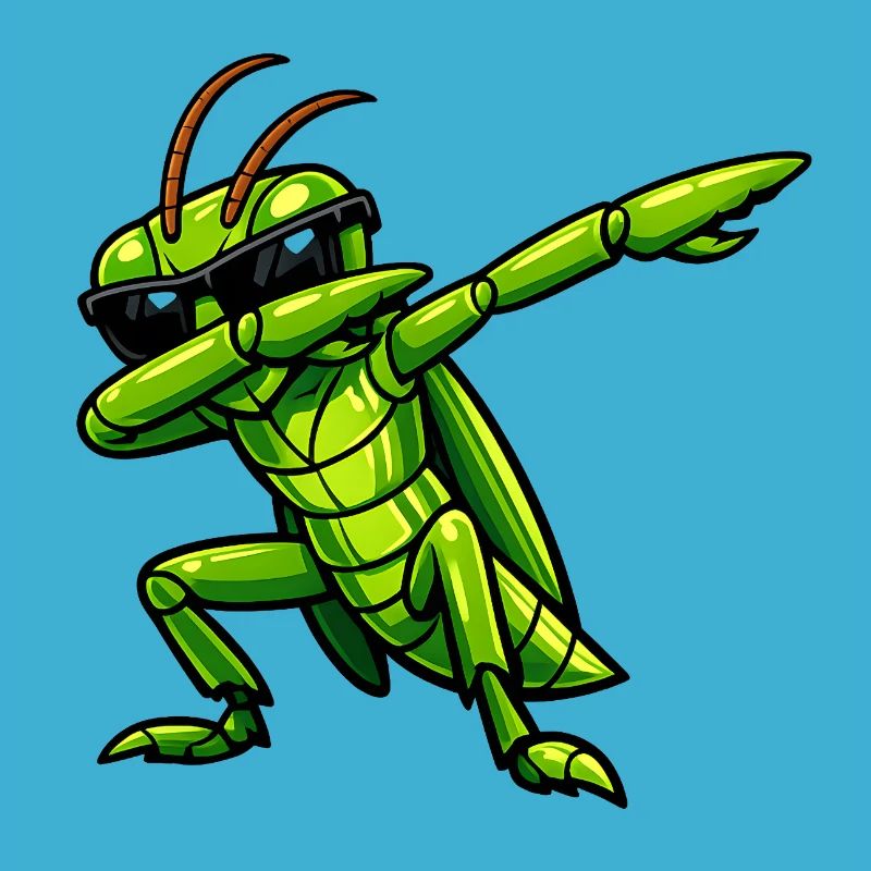 Dabbing Grasshopper