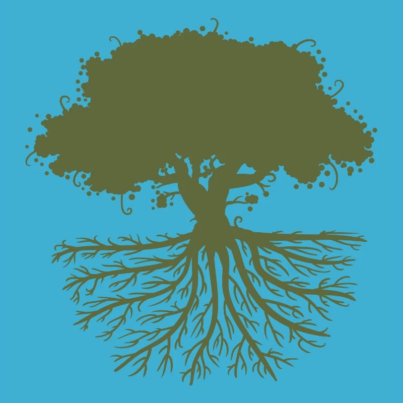 tree roots green