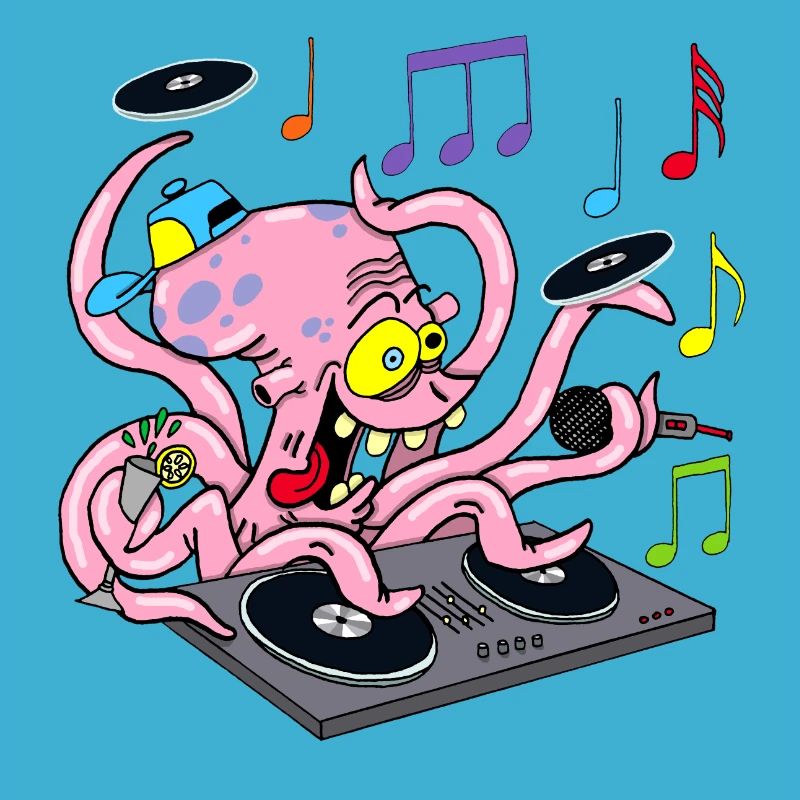 Pieuvre deejay