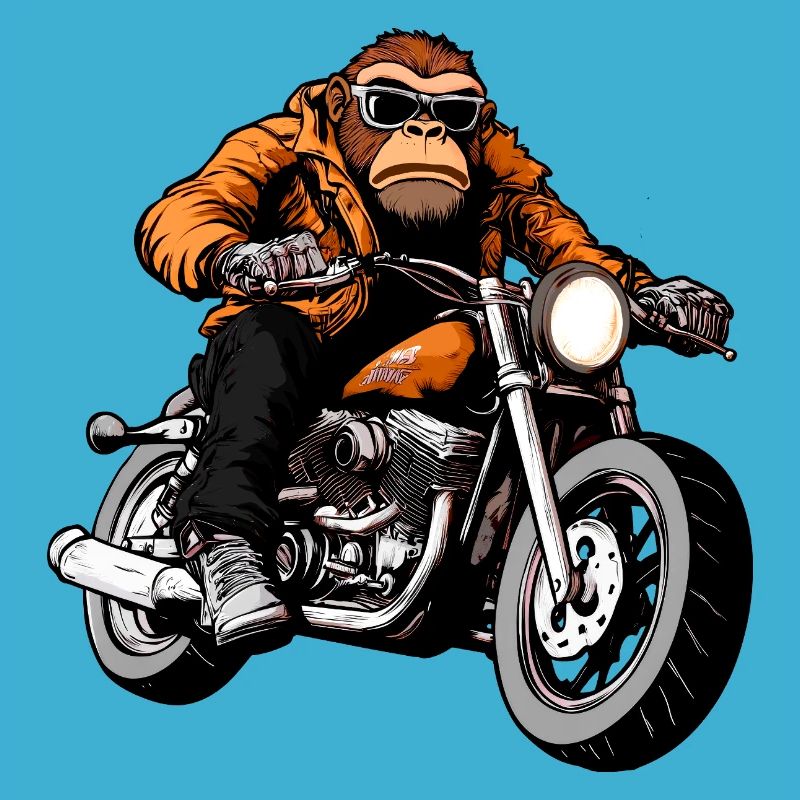 Motorcycle Monkey