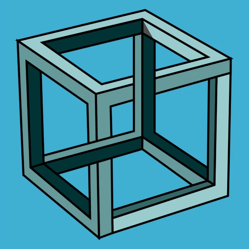 Escher Impossible Cube