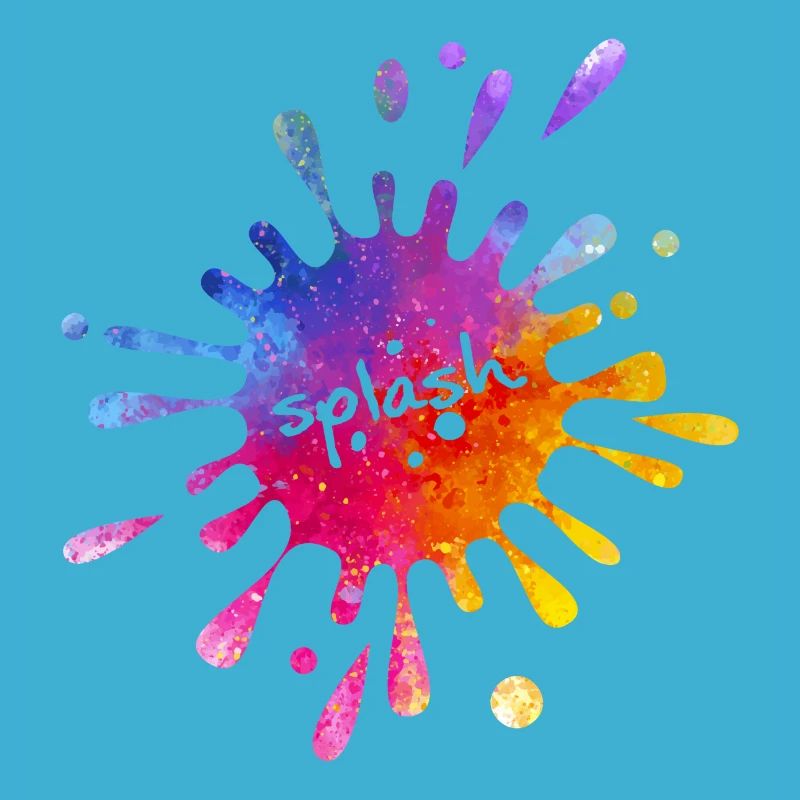 Splash - éclaboussure de couleur colorée