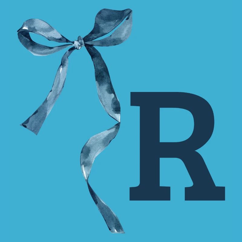 Monogramm r Geschenkidee