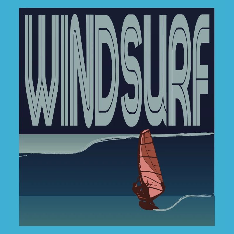 Windsurfer in Welle 