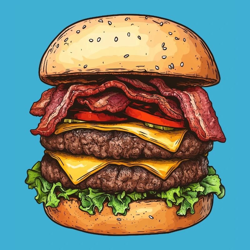 Double Bacon Cheeseburger :)