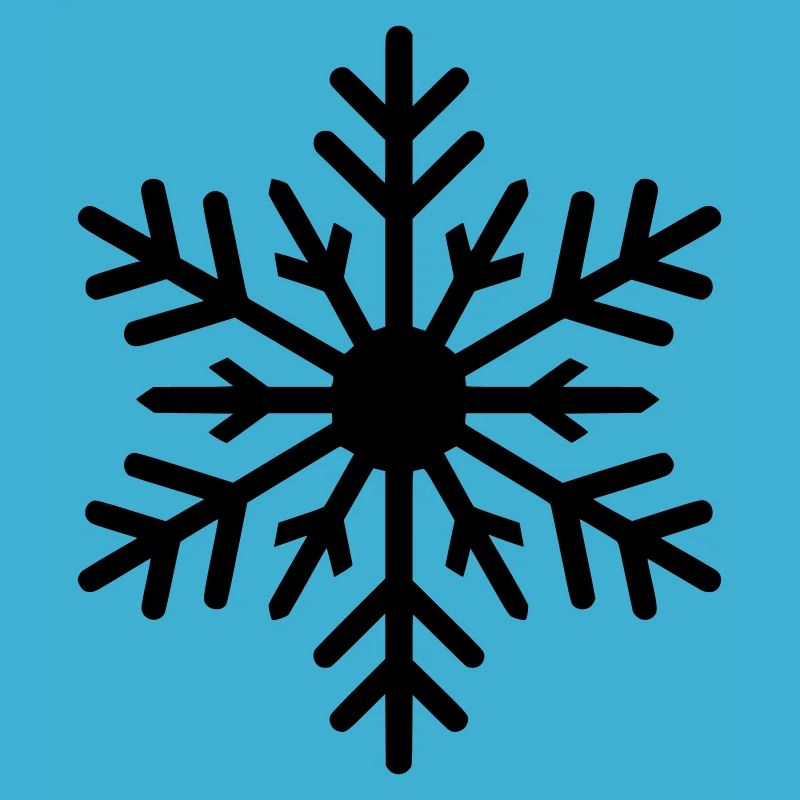 Flocon de neige, cristal de glace, couleur variable