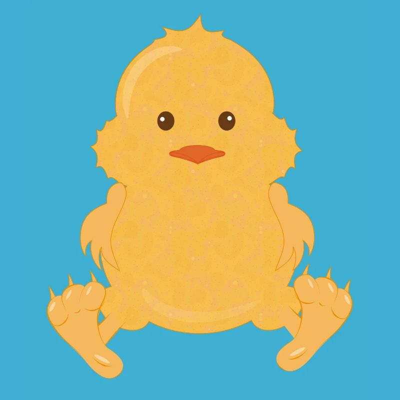 Oh comme c’est doux! Un poussin nouvellement éclos