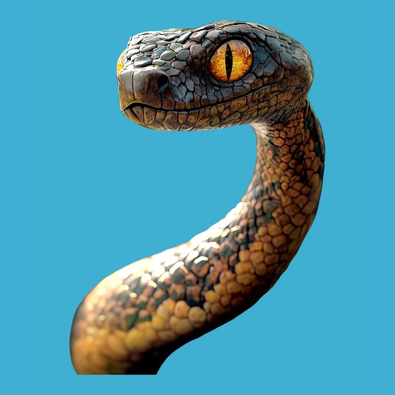 Serpent Python Cobra Mamba Serpent à sonnettes Serpent