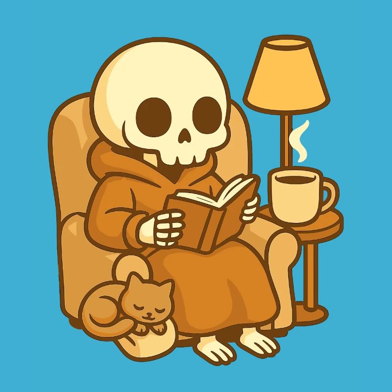 Reading Skeleton – Lecture Douillette