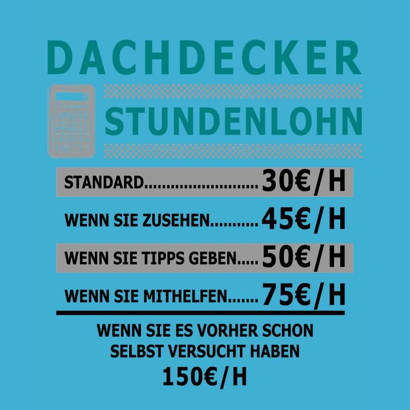 Dachdecker Stundenlohn