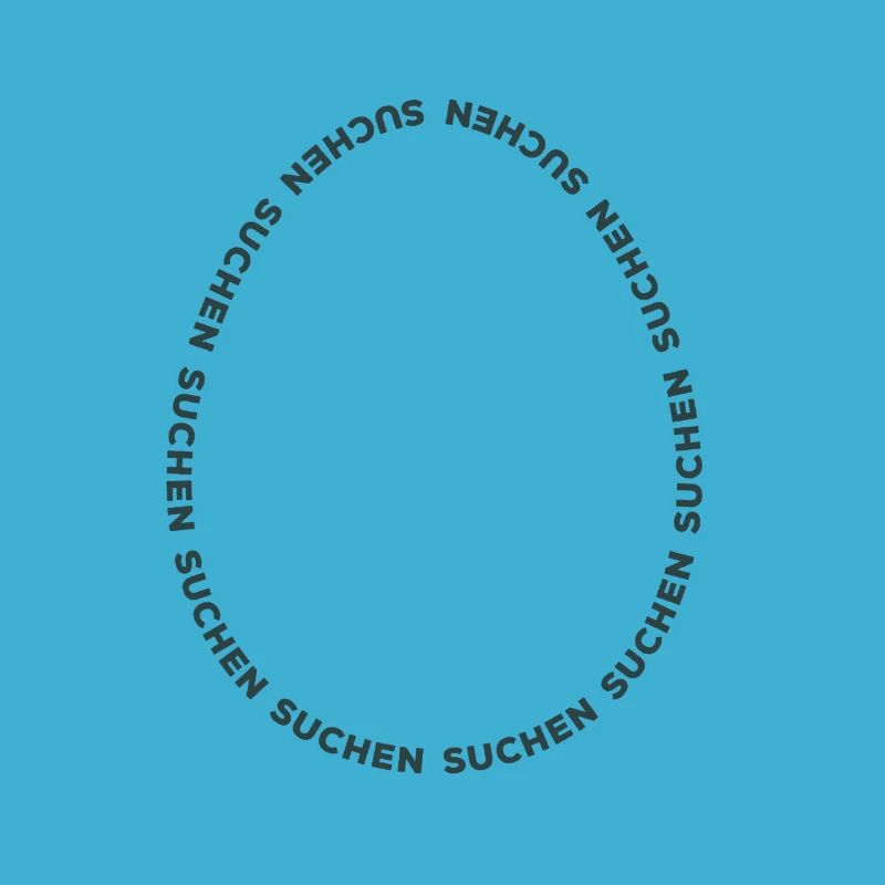Happy Easter - Easter Egg Search - Typography