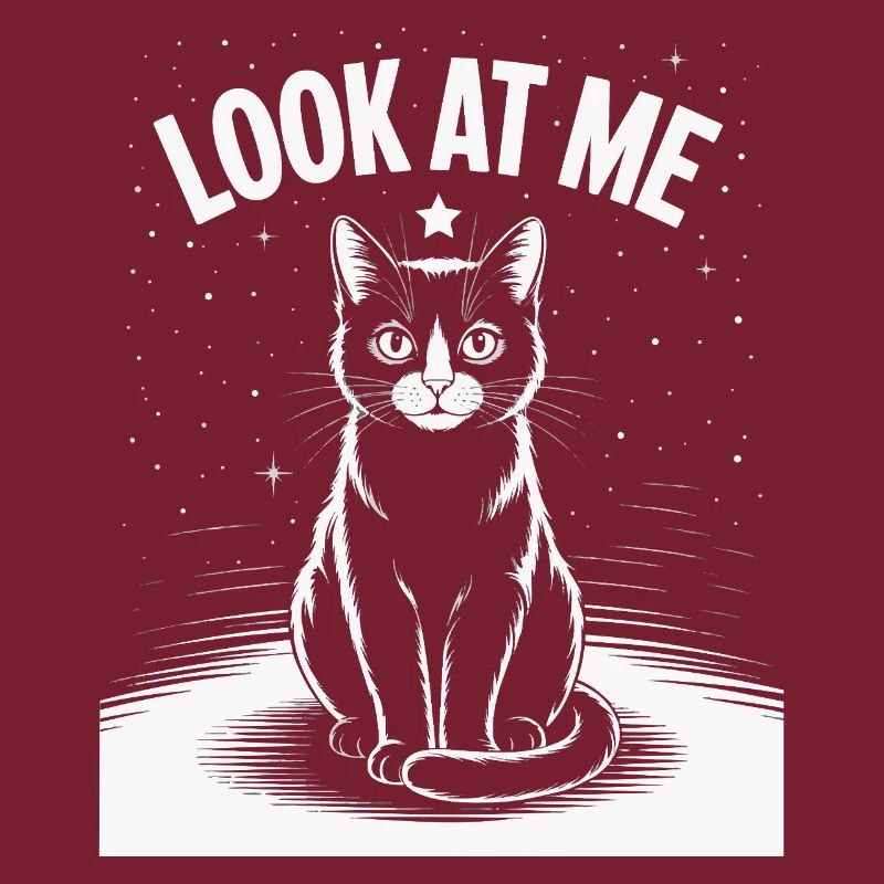 Regarde-moi - Ciel étoilé de chat