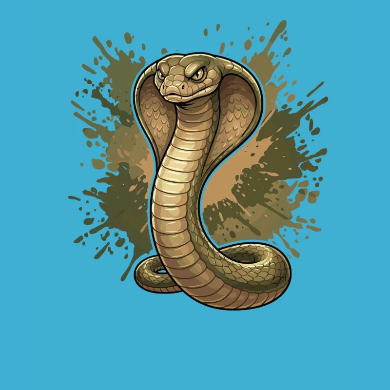 Cobra en look éclaboussé
