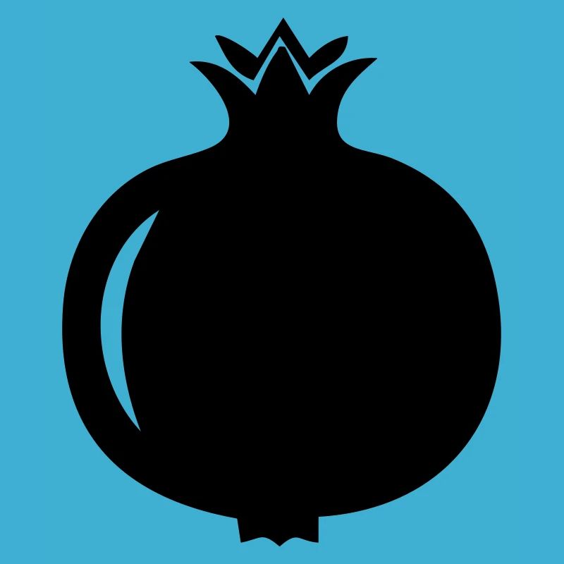 Pomegranate Silhouette – Exotic Fruit Design