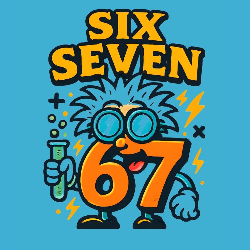 Six Seven 67 Science Humor Nerd Gift Idea