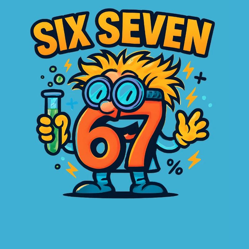 Six Seven 67 Science Humor Nerd Gift Idea