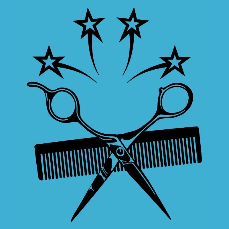 Star ciseaux peigne coiffeur