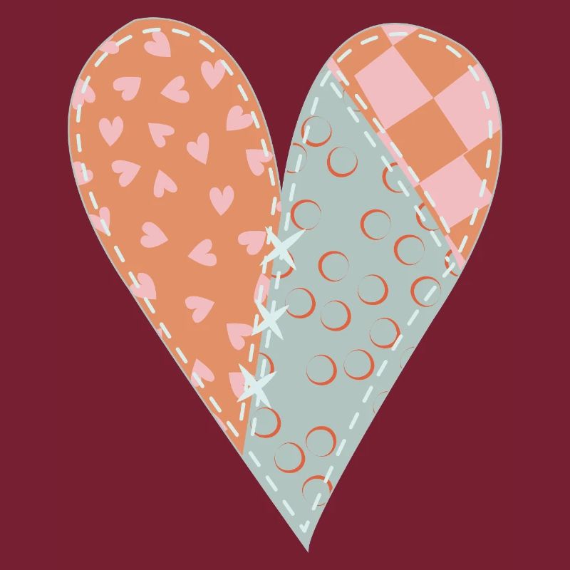 Patchwork Herz Nr. 8