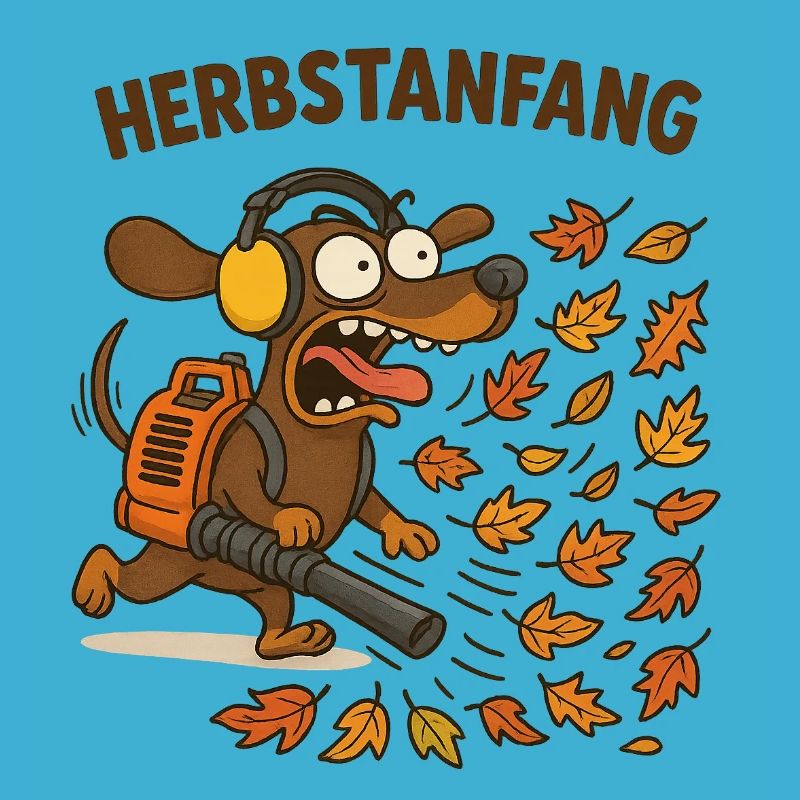 Herbstanfang Dackel