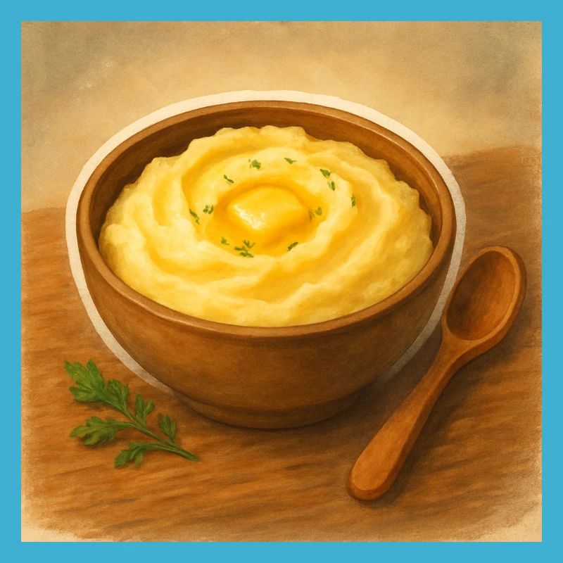 Mashed potatoes in a pot