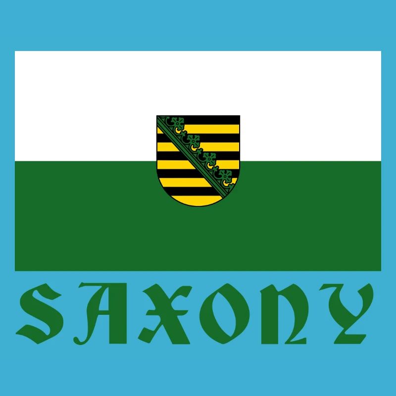 Conception de l’emblème du drapeau de la Saxe