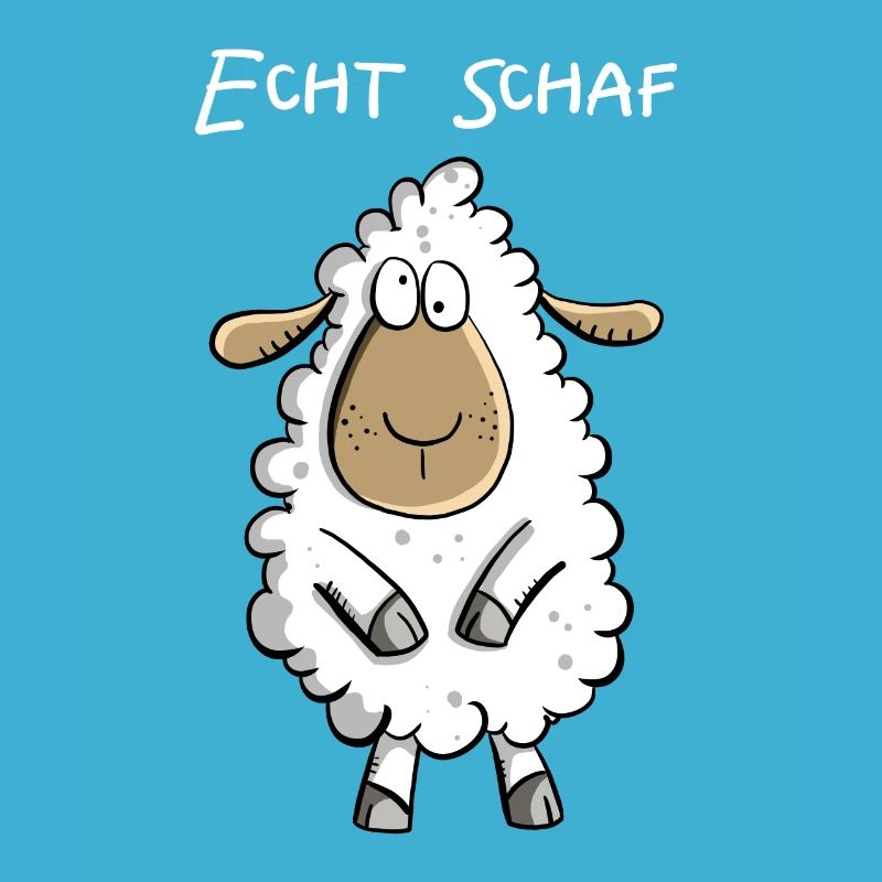 Echt Schaf I Cooles Schäfchen Comic Geschenk Fun