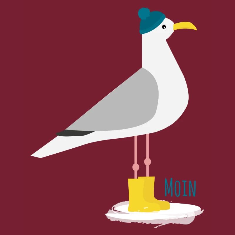 Möwe Bommelmütze MOIN
