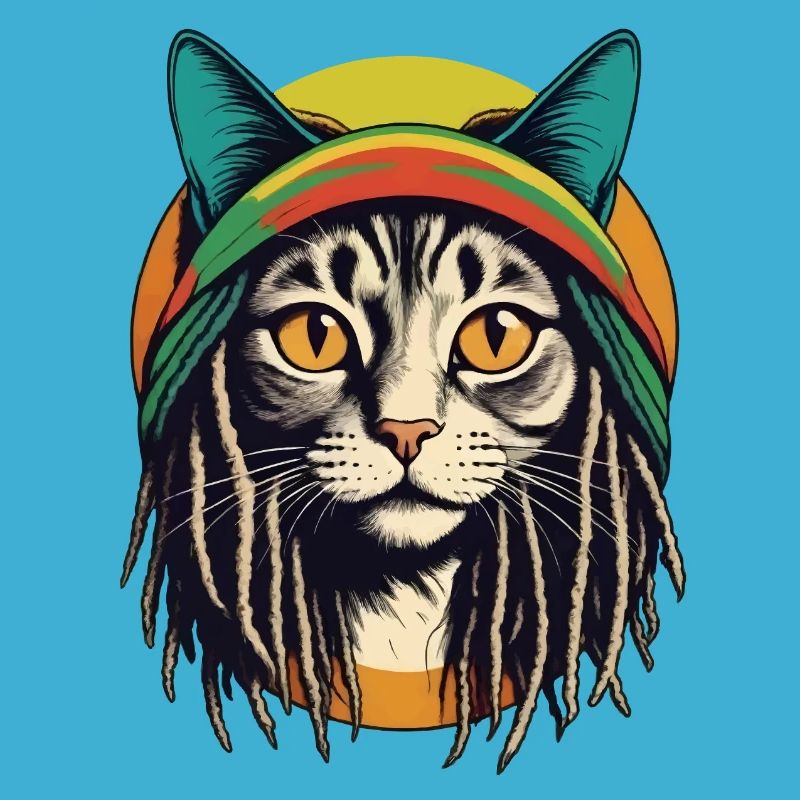 Cool Rasta Cat