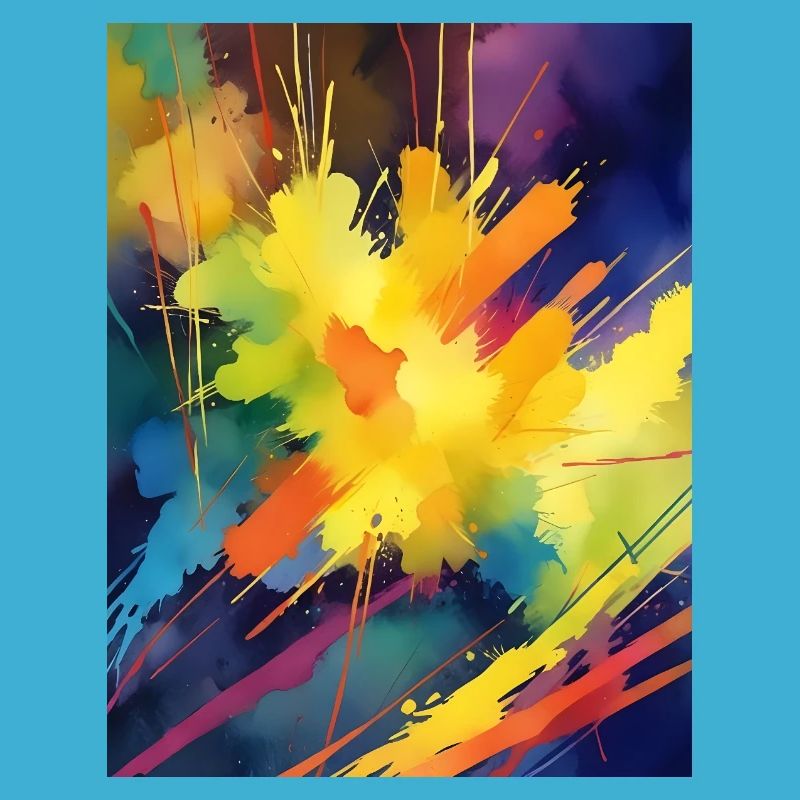 Explosion de couleurs Résumé