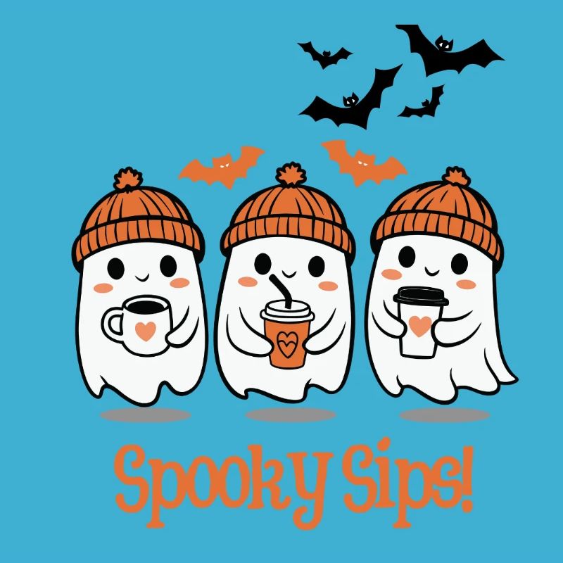 Spooky Sips Ghost Coffee Trio