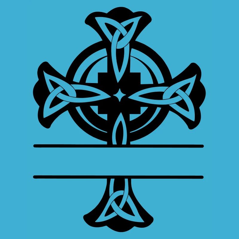 Keltisches Kreuz Logo oder Monogramm