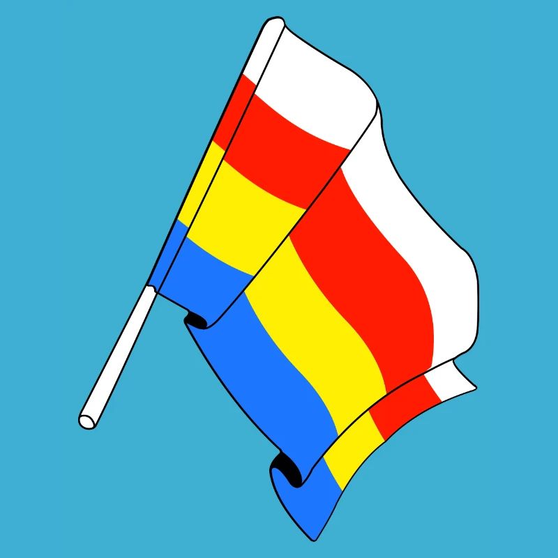 Drapeau : Podlaskie, Pologne