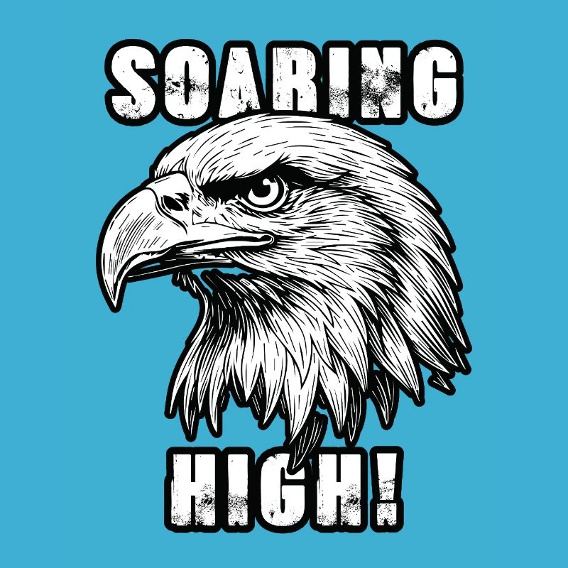Golden Eagle Soaring High Liberty