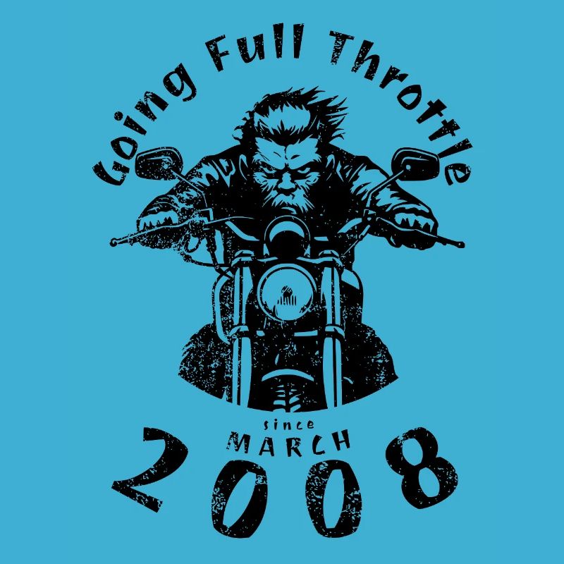 18. Geburtstag Going Full Throttle Since 03/2008