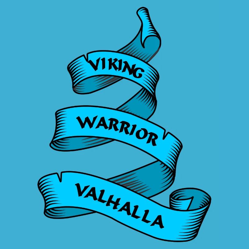 Wikinger Wimpel oder Banner blau