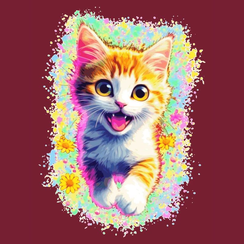 Chaton heureux 🌼🌸