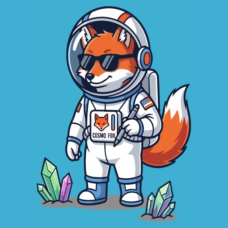 Cosmo Fox Astronaut Space Explorer
