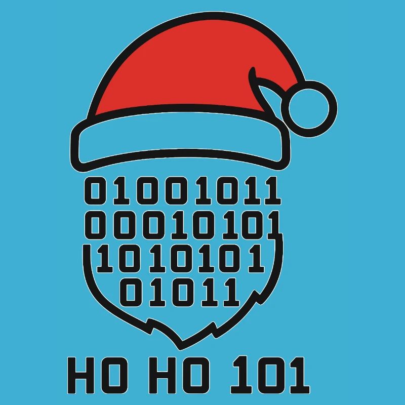 Christmas Code with Santa Hat