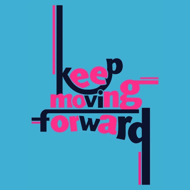 Keep Moving Forward Pink Statement Shirt