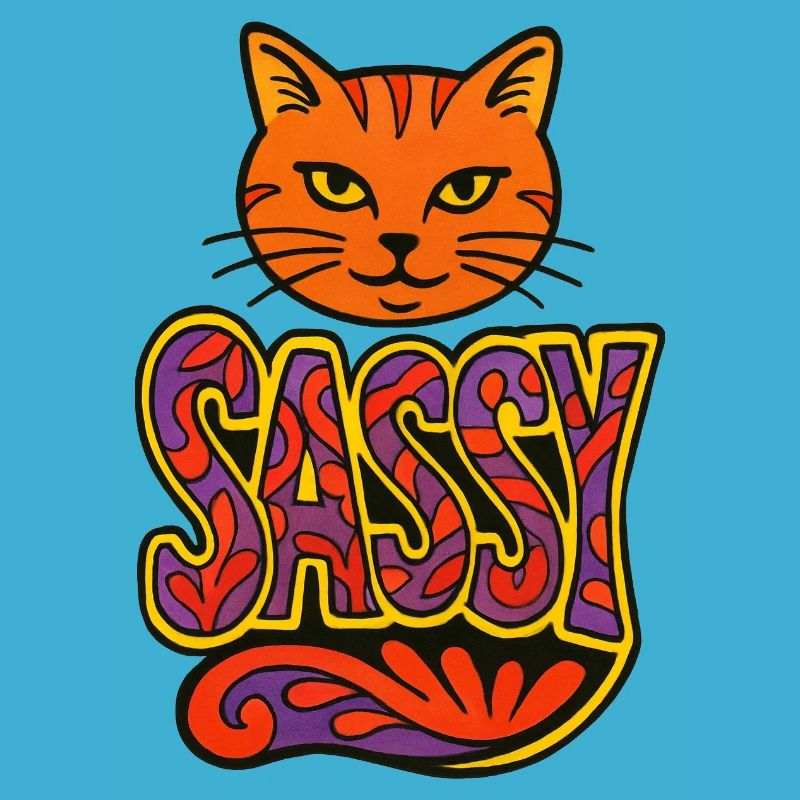 Script psychédélique de Chat Impertinent