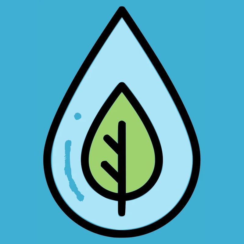 Water Drop Leaf Eco