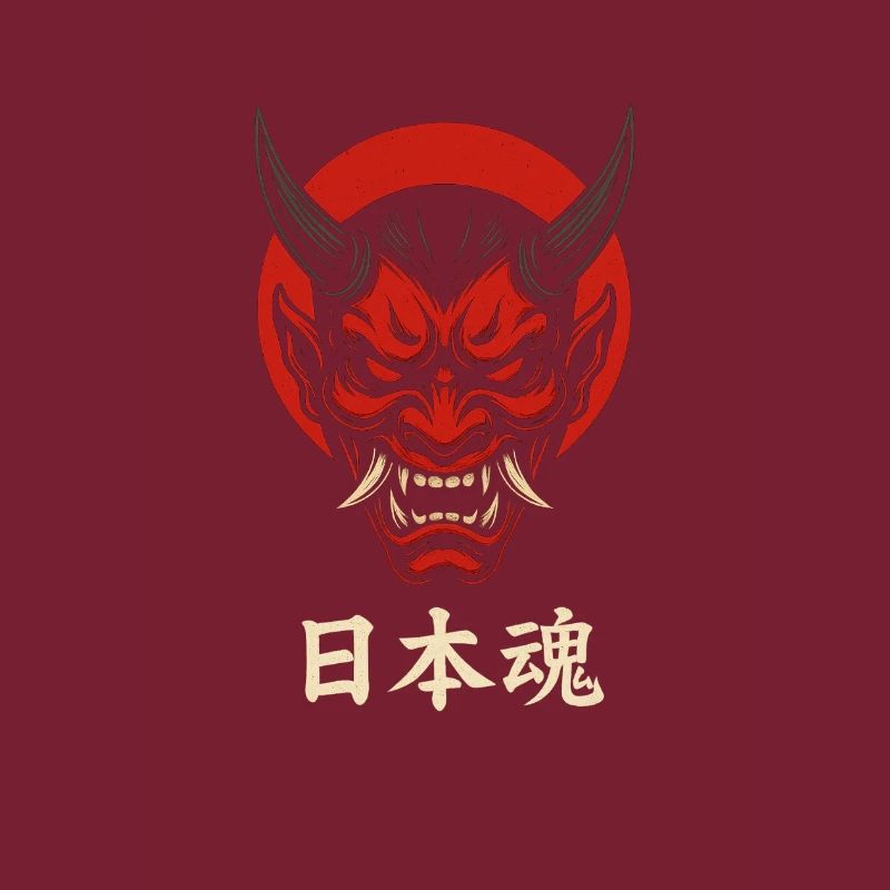 Oni Mask Japan Style – Aggressive Samurai Design