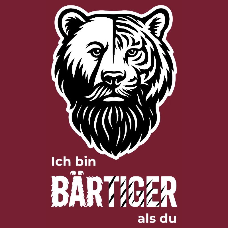 BEARDED Bear & Tiger Beard Pun