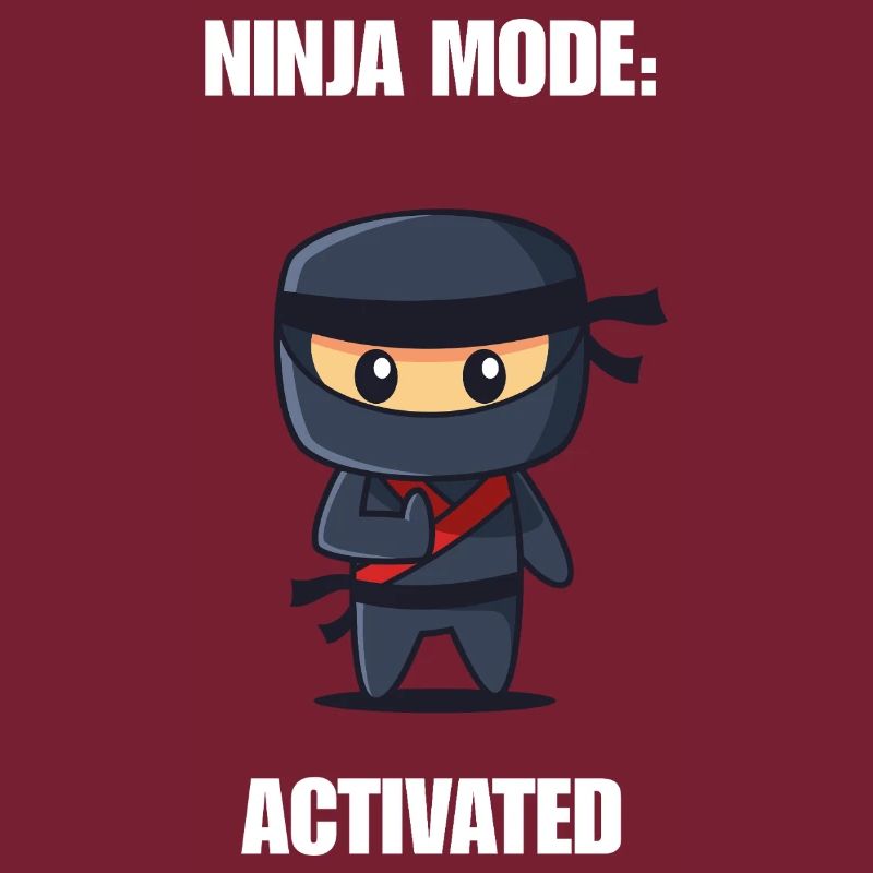 Chemise activée par la mode ninja – Diction ninja drôle