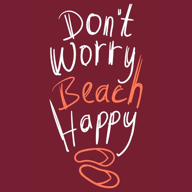 Ne t’inquiète pas, plage, joyeuse déclaration d’été