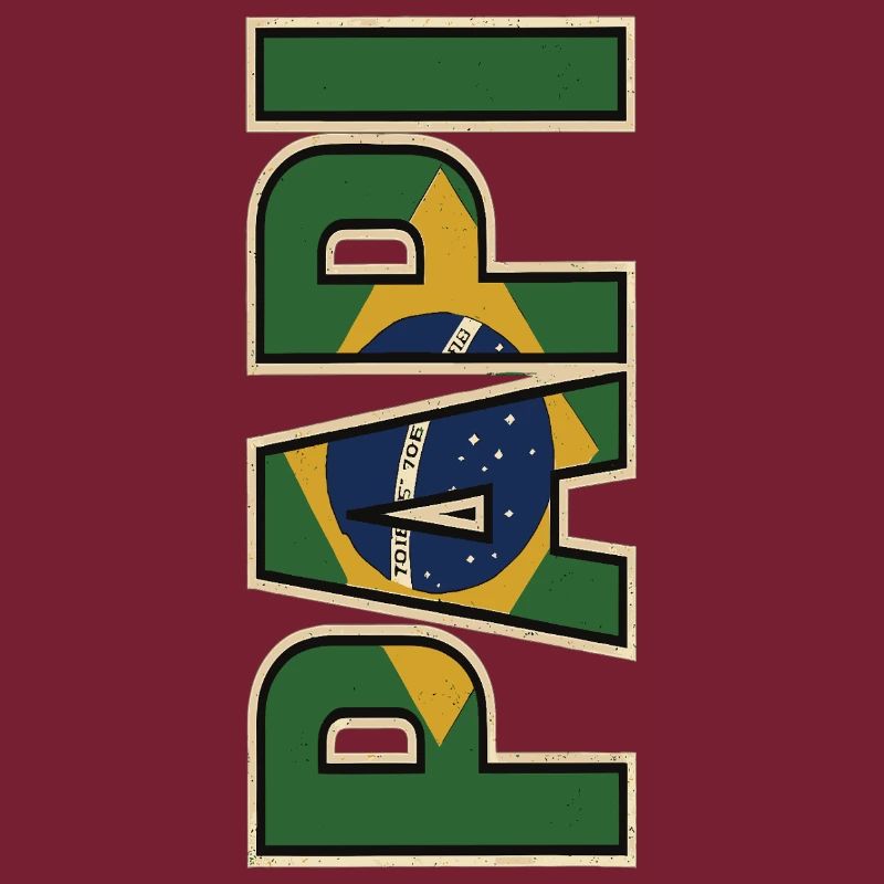 PAPI Brasil – Style rétro avec drapeaux