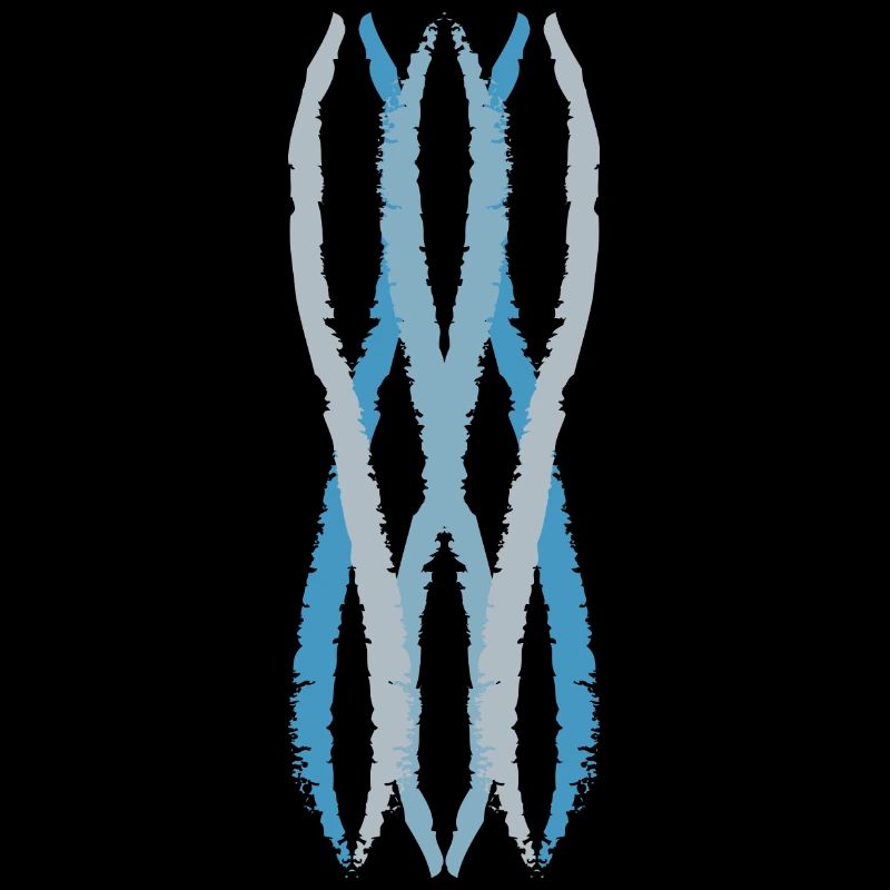 wave Art | blue-grey