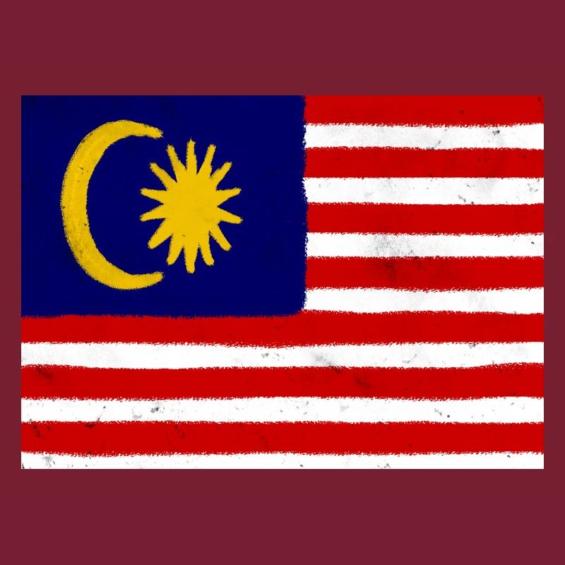 Drapeau de la Malaisie