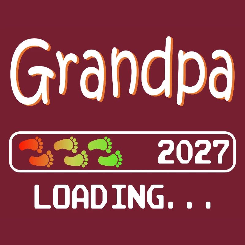 Werdender Opa 2027 loading zukünftiger Großvater