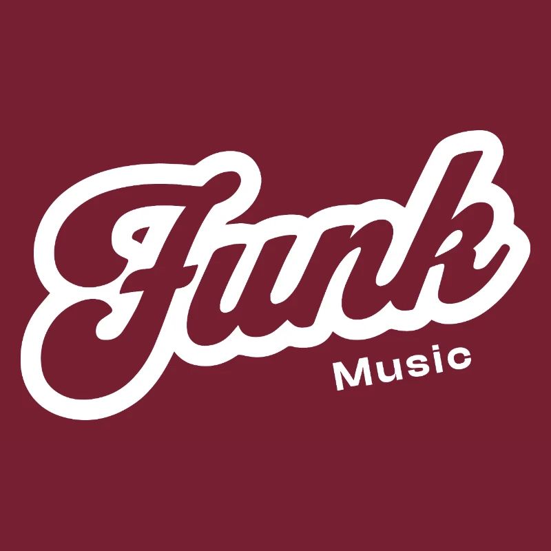 Funk Music Retro Script Logo